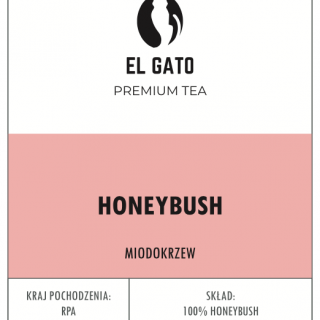 Herbata Honeybush Natural - etykieta