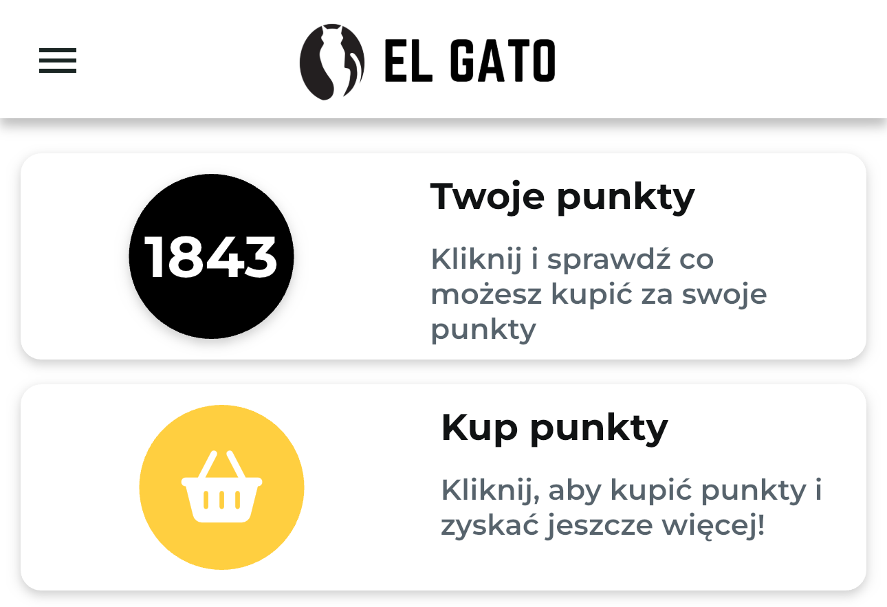 Aplikacja El Gato Cafe Club